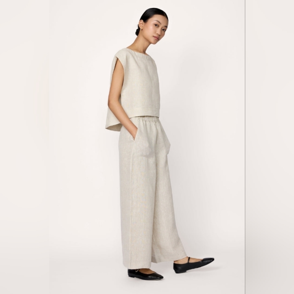 EUC Laude the Label Linen Everyday Pant- XS, Natural